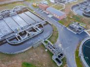 Drone View of City of Cartersville Water Treatment Plant - Photo taken by The Walsh Group