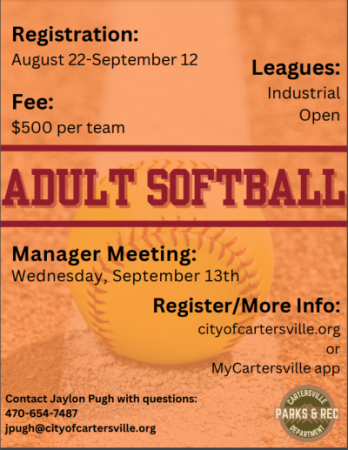 2023 Adult Softball: Fall League