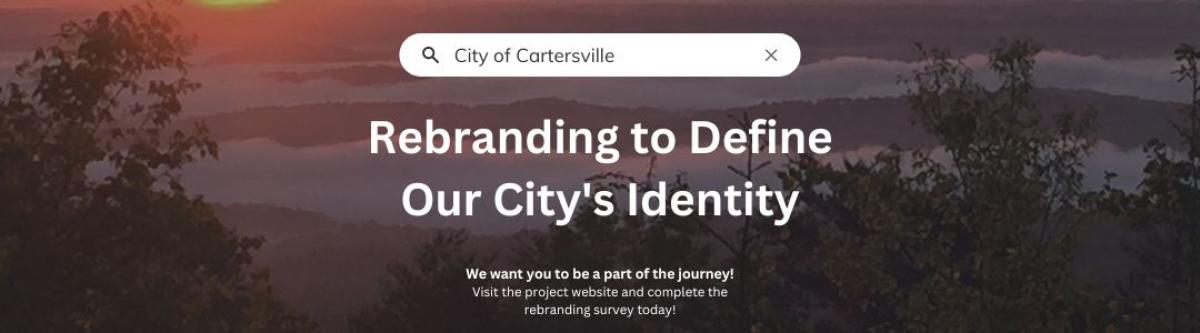 Cartersville Rebranding Project Header Image